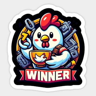 Winner Winner Chicken Dinner Sticker